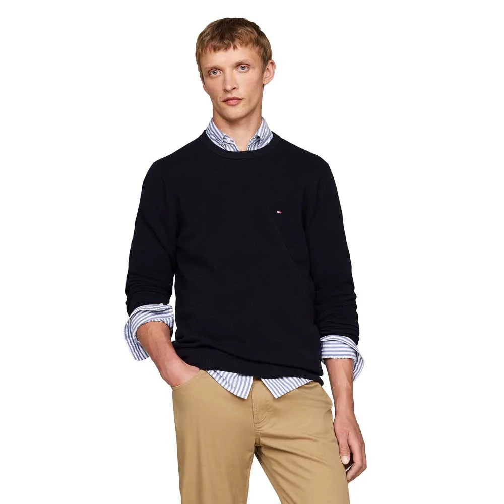 

Свитер Tommy Hilfiger Essential Structure, черный