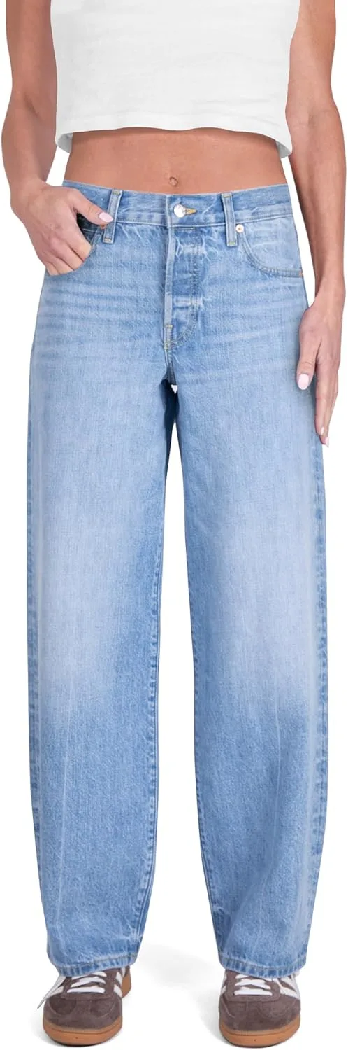 

Женские джинсы широкие мешковатые casual mid waisted CAKE THE LABEL