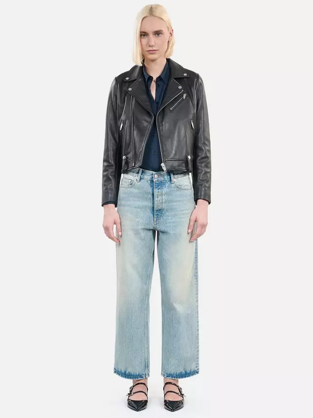 

Куртка THE KOOPLES Blouson Cuir Biker, черный
