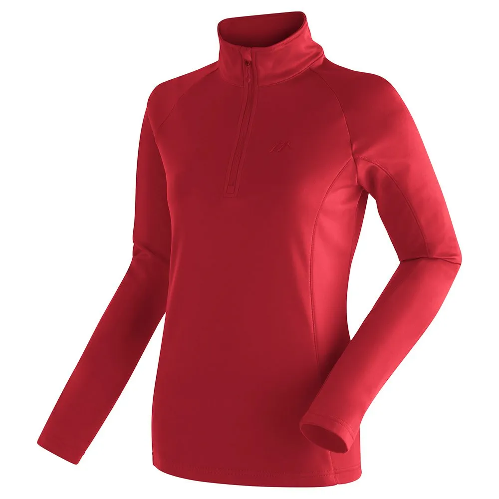 

Флис Maier Sports Eva half zip, красный