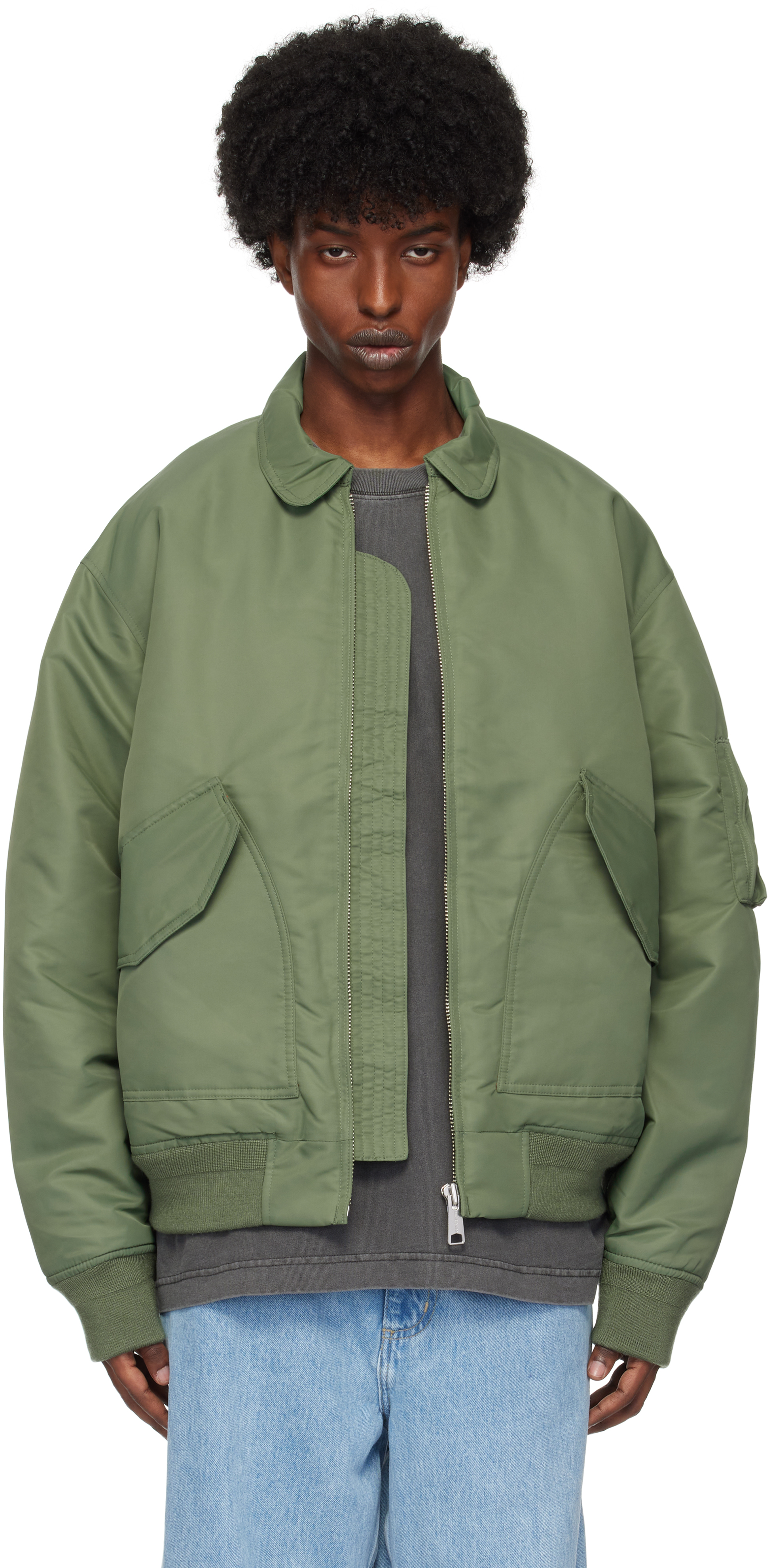 

Зеленый бомбер Olten Carhartt Work In Progress