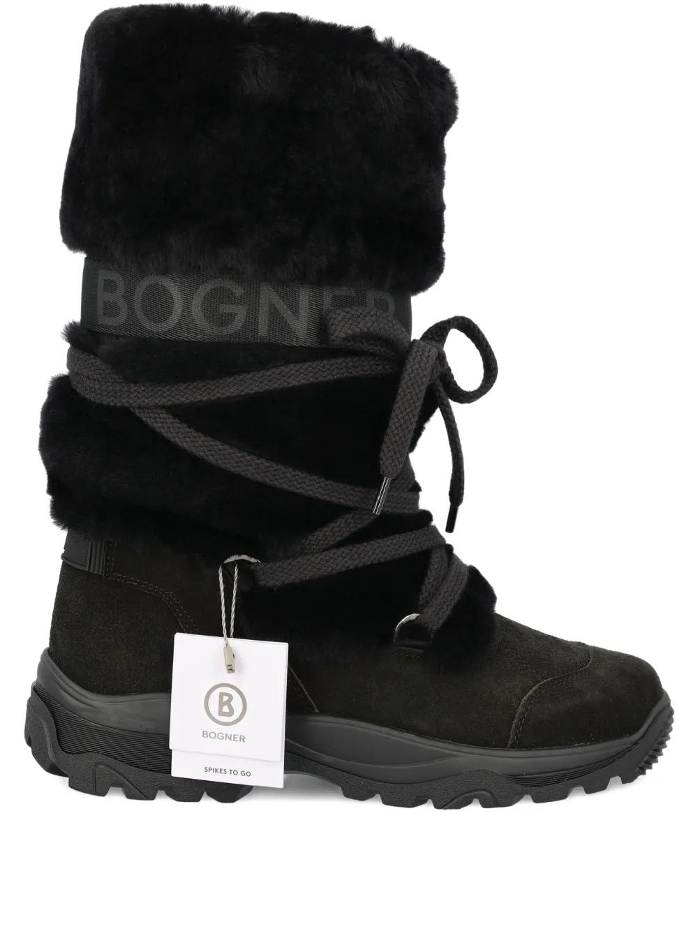 Сапоги Alta Badia S 8 из овчины Bogner, черный