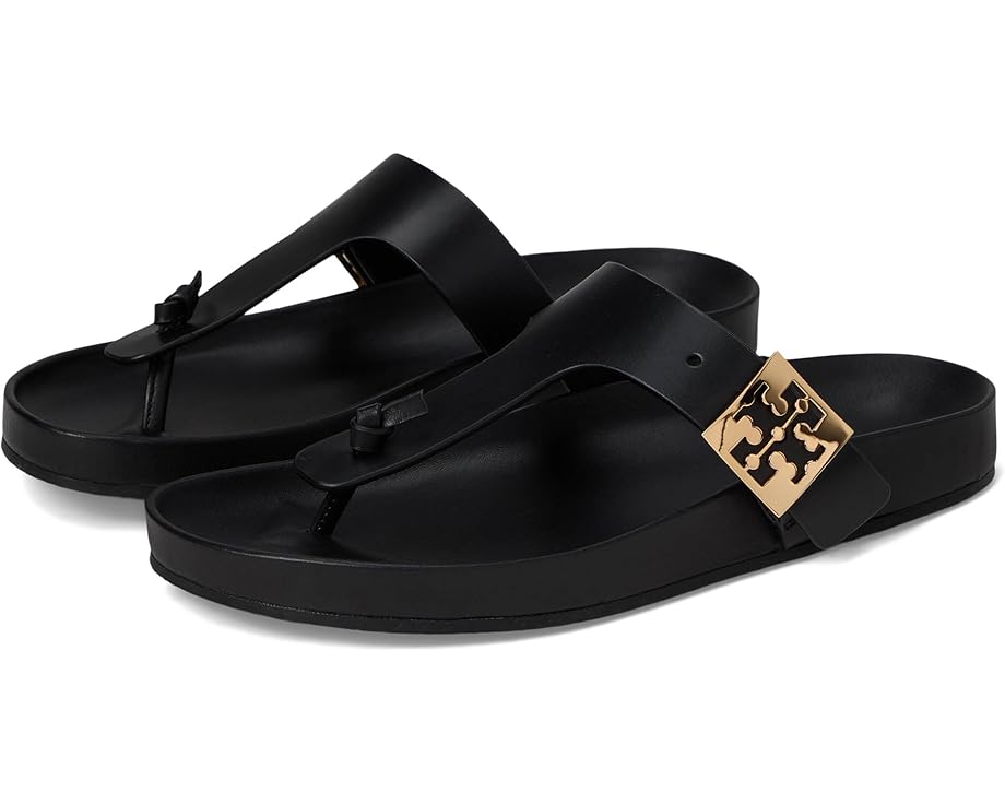 Сандалии Tory Burch Mellow Thong Sandal, цвет Perfect Black/Perfect Black