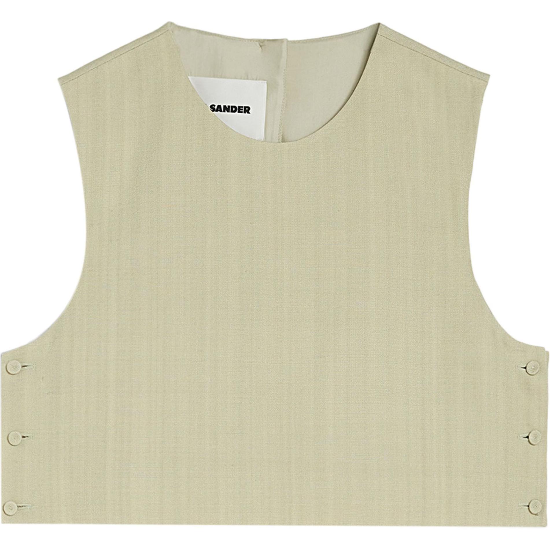 

JIL SANDER Майка с круглым вырезом, Neutral Color