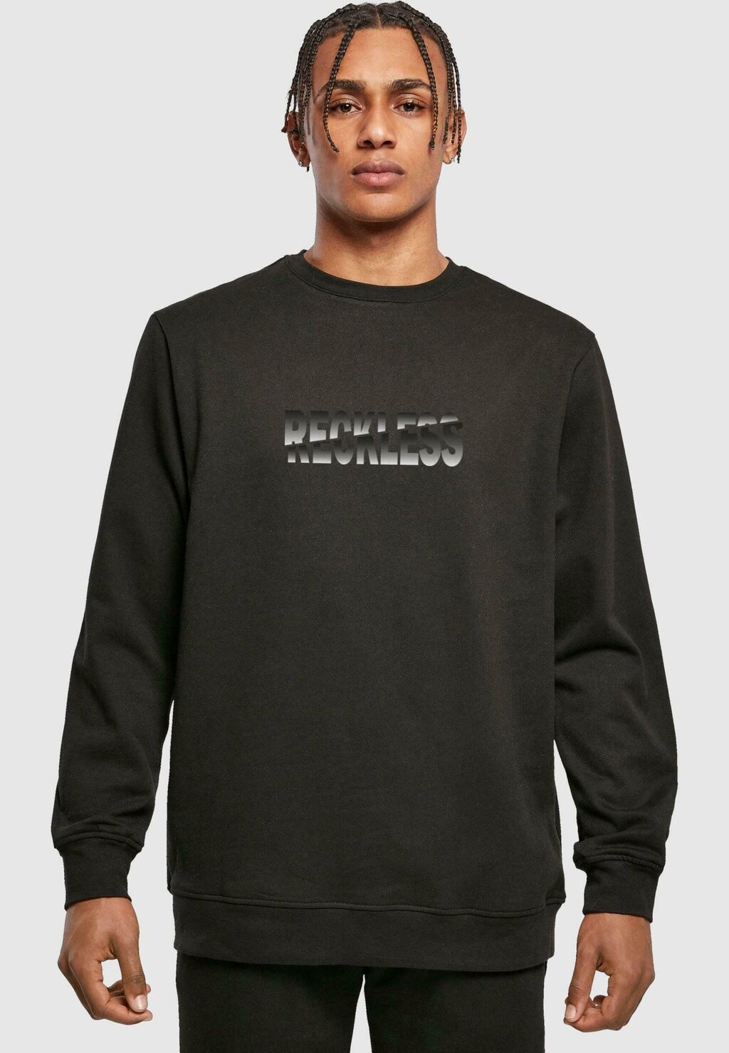 

Толстовка RECKLESS BASIC CREWNECK Merchcode, цвет black