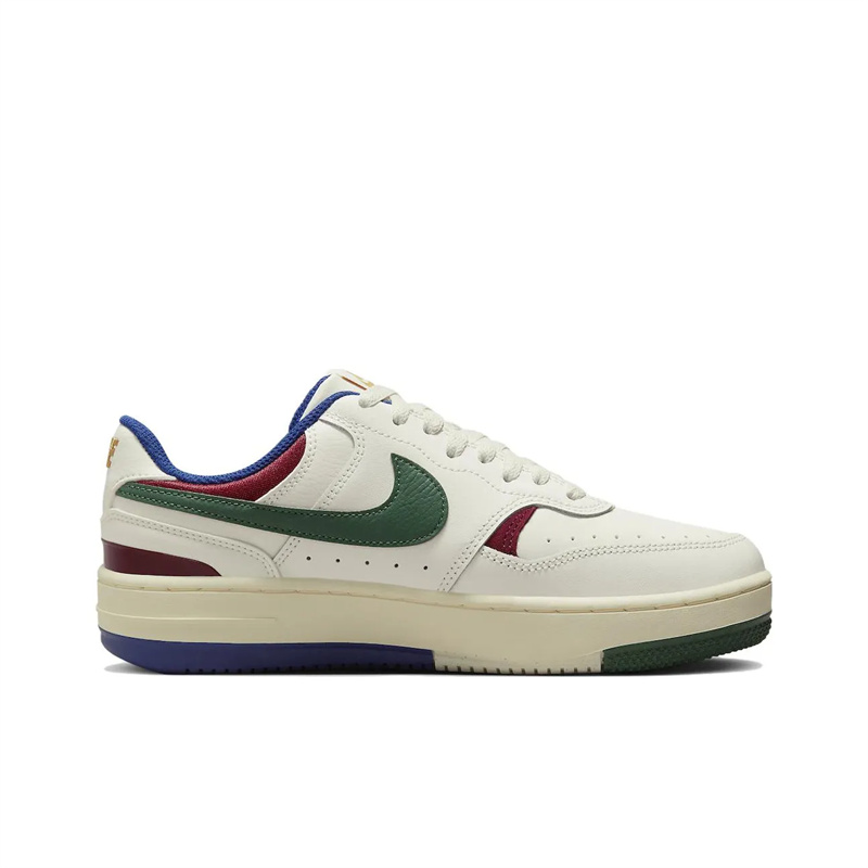 Детские кроссовки для скейтбординга Gamma Force Low Top Nike, белый/синий/зеленый — фото 2