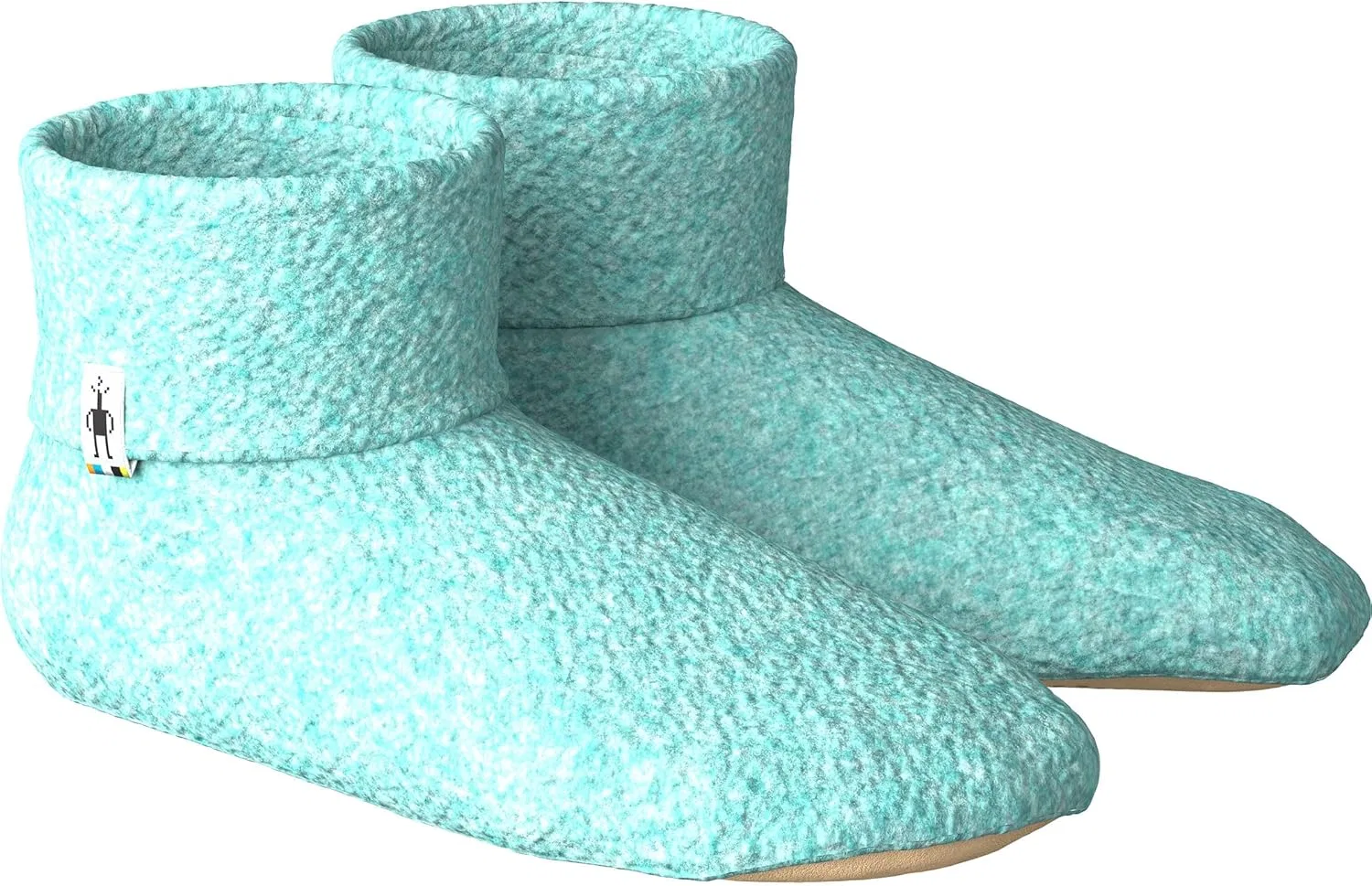 Унисекс флисовые тапочки-носки Smartwool Second Cut, Pacific Blue