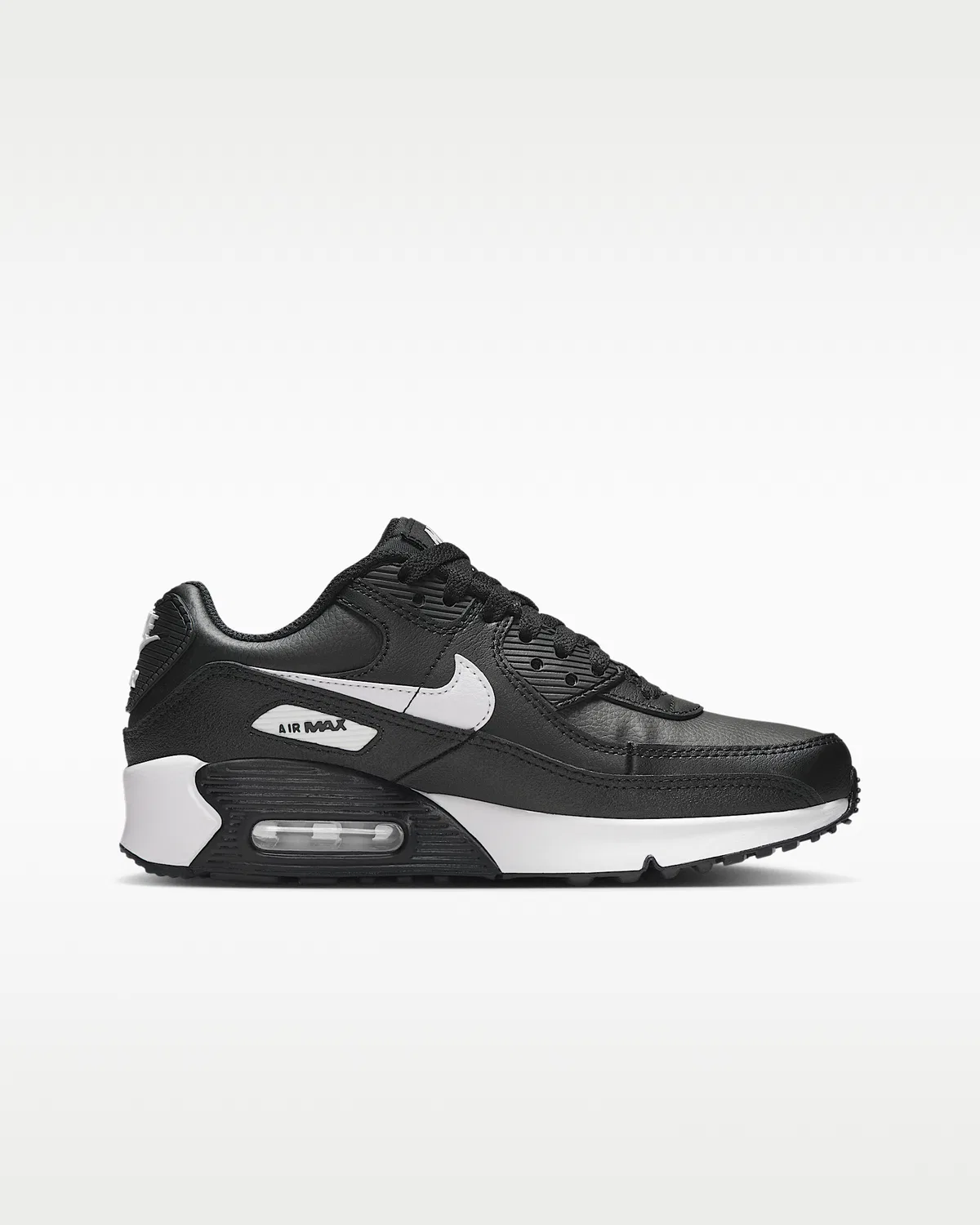 Детские кроссовки Nike Air Max 90 LTR, Black/Black/White — фото 3