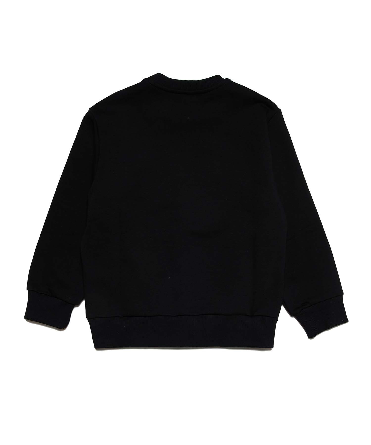 Детская и подростковая толстовка с логотипом бренда DIESEL, Black — фото 2