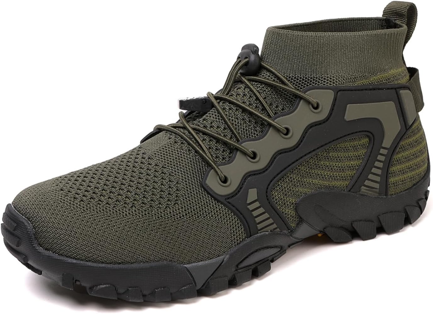 

Мужские походные водонепроницаемые сандалии с легкой дышащей конструкцией, удобные и легкие, для прогулок, горного туризма, походов по ручьям, кемпинга и активного отдыха на природе Yrzhgdl, зеленый