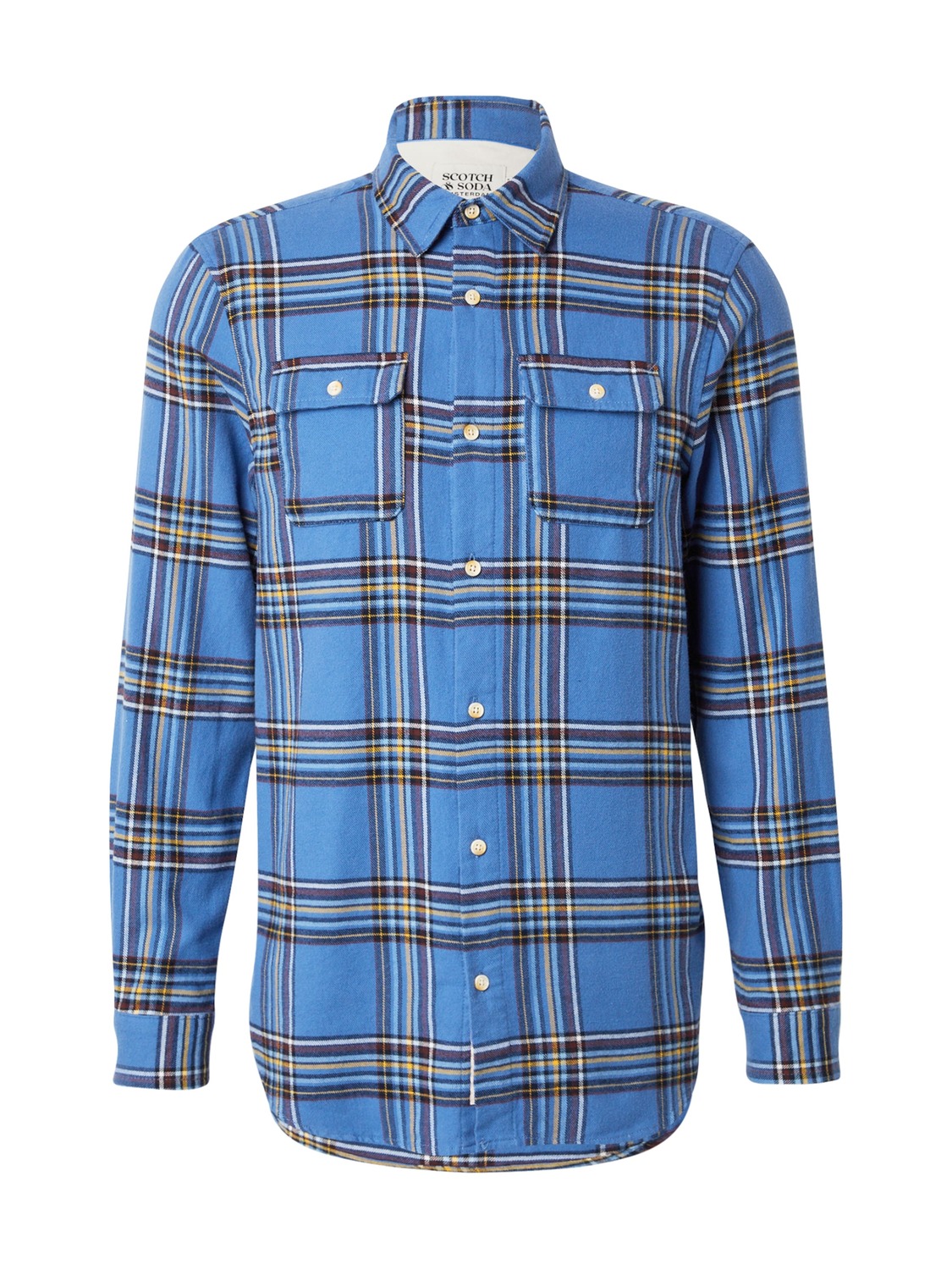 

SCOTCH & SODA Рубашка на пуговицах Regular fit в синем дениме