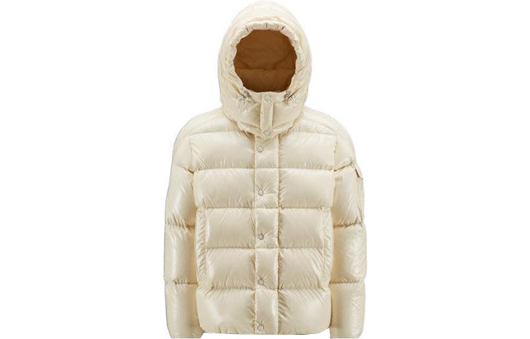 

Короткая куртка-пуховик Maya, специальная серия к 70-летию Moncler, белый/слоновая кость