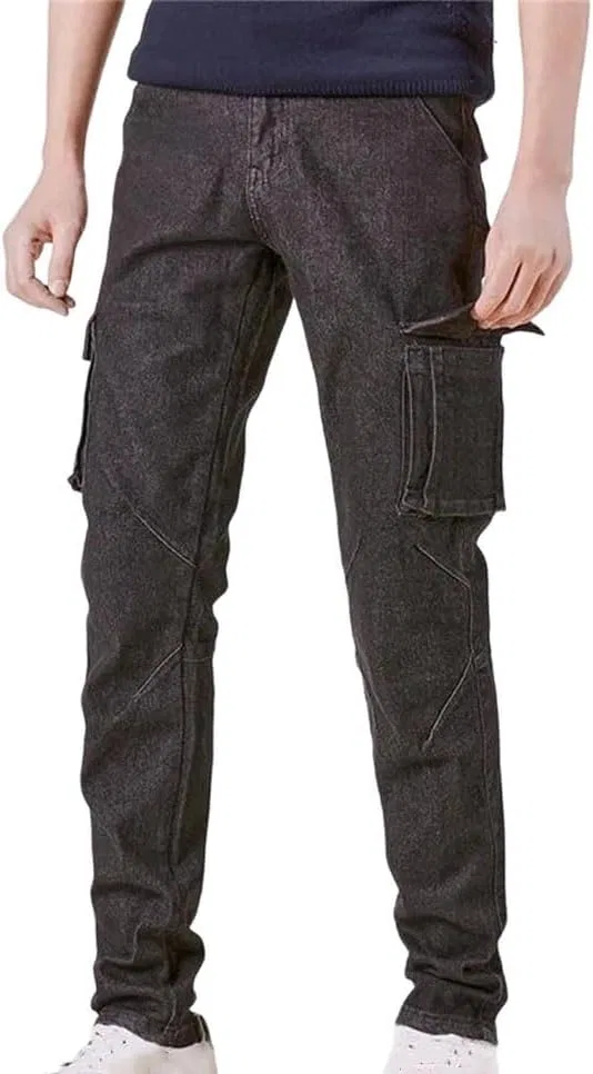 Джинсы карго, мультикарманы, Slim Fit, 11
