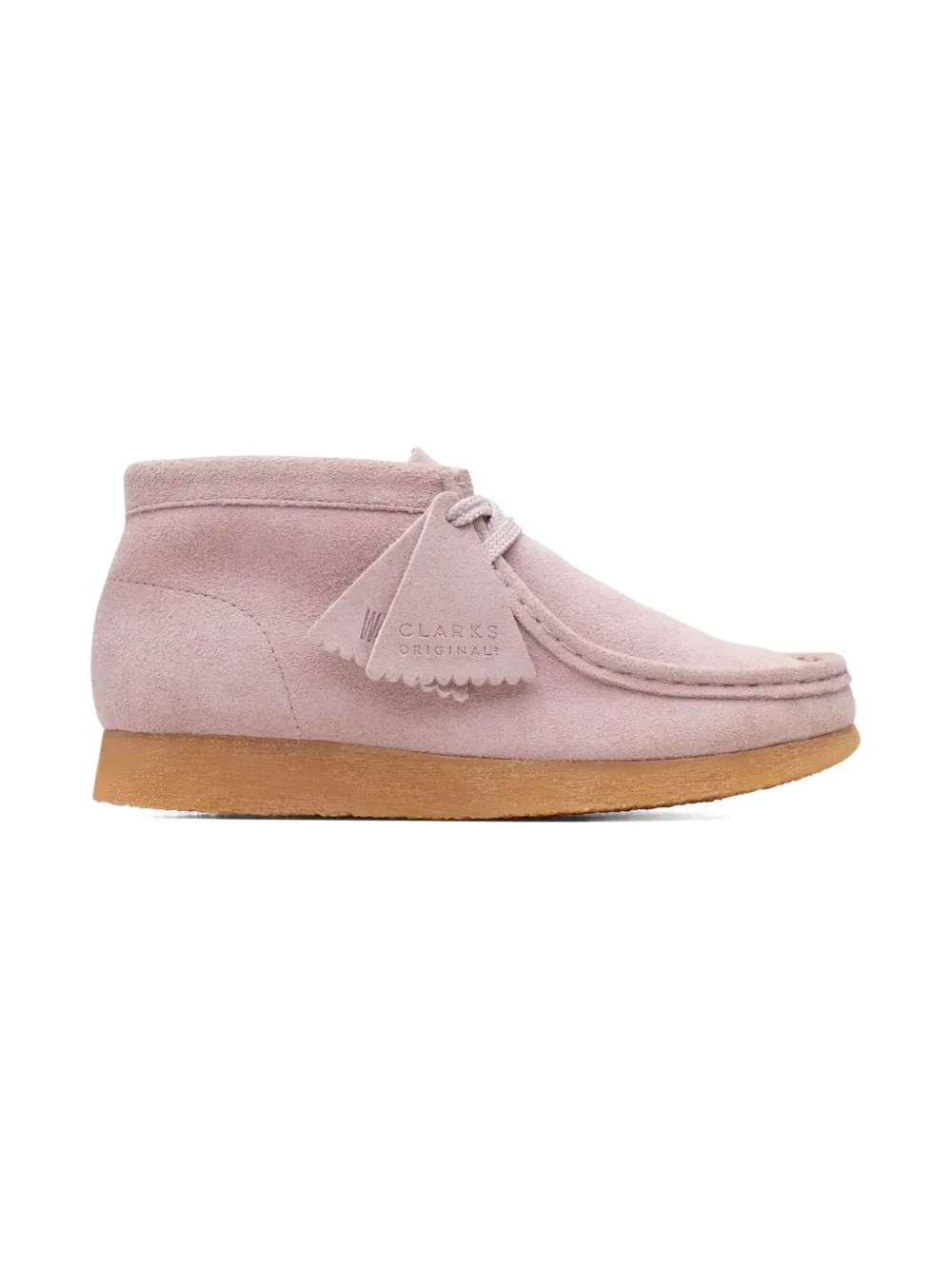 Ботинки Wallabee Clarks Kids, розовый — фото 2