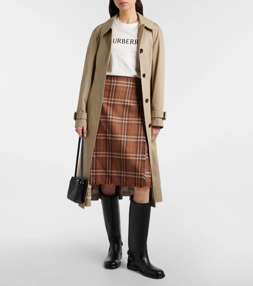 Футболка Burberry, женская, белый, хлопок — фото 2