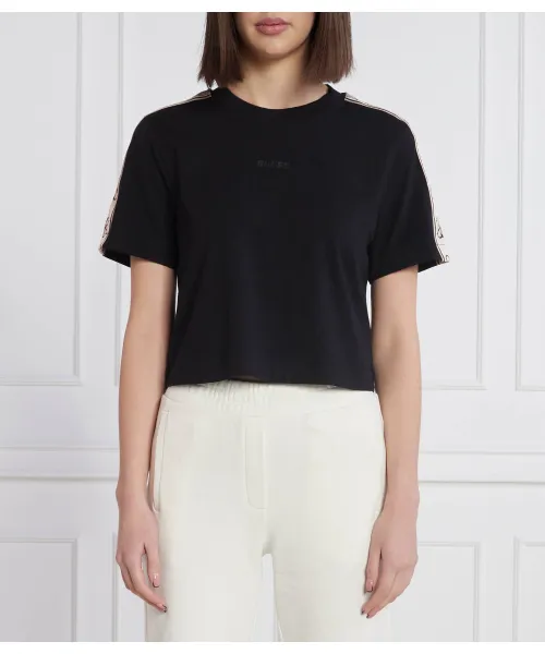 

Футболка Бритни Cropped fit Guess Active, черный
