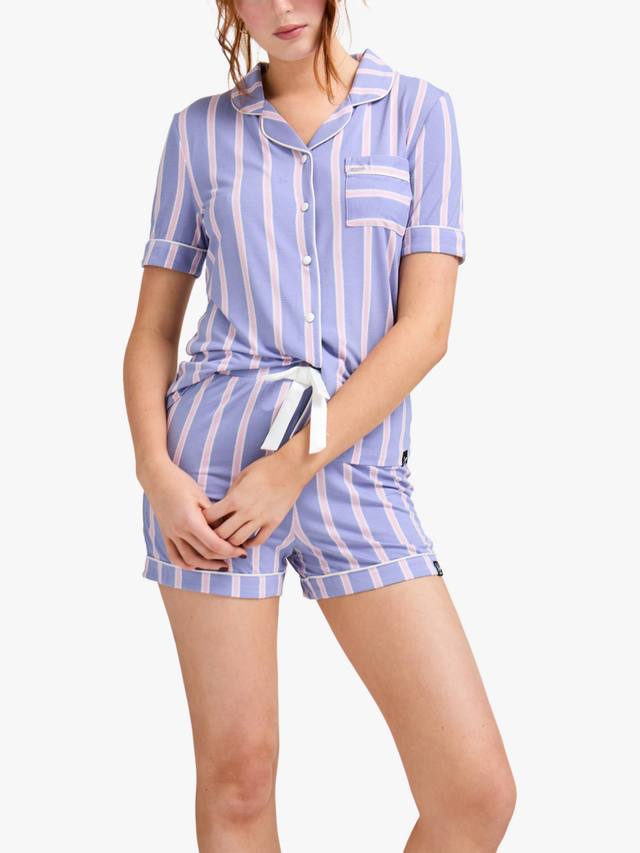 

Комплект пижамы Stripe Bamboo Rich Shorty Pretty You London, Heather