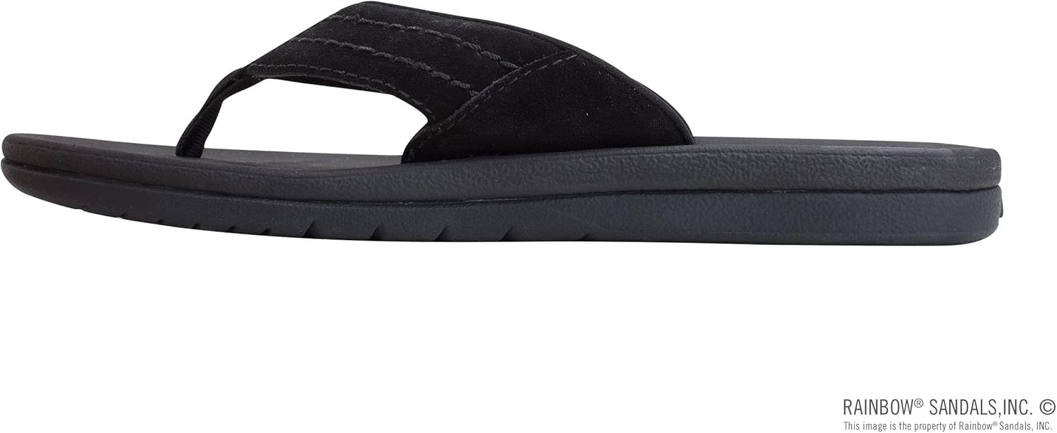 Мужские сандалии Rainbow Sandals East Cape из формованной резины, черный — фото 2