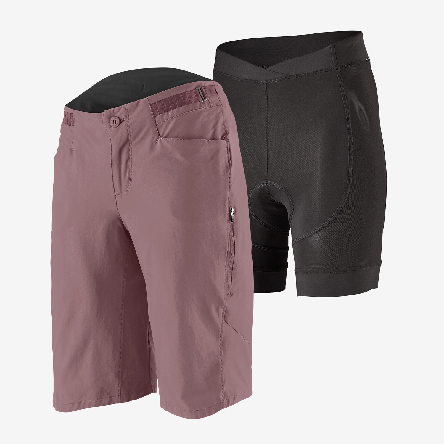 

Женские велосипедные шорты для грязи, 12 дюймов Patagonia, цвет Evening Mauve
