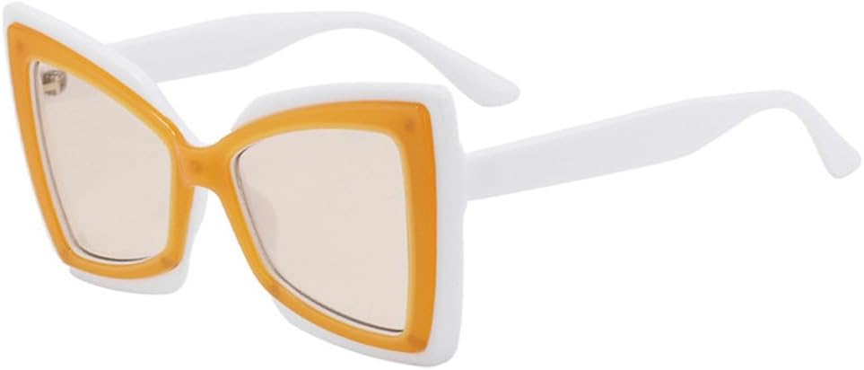 

Солнцезащитные очки UV400 - увеличенный размер, "кошачий глаз", леопардовый принт, градиент, для женщин и мужчин, для бега и занятий спортом на открытом воздухе generic, Whiteorange-orange