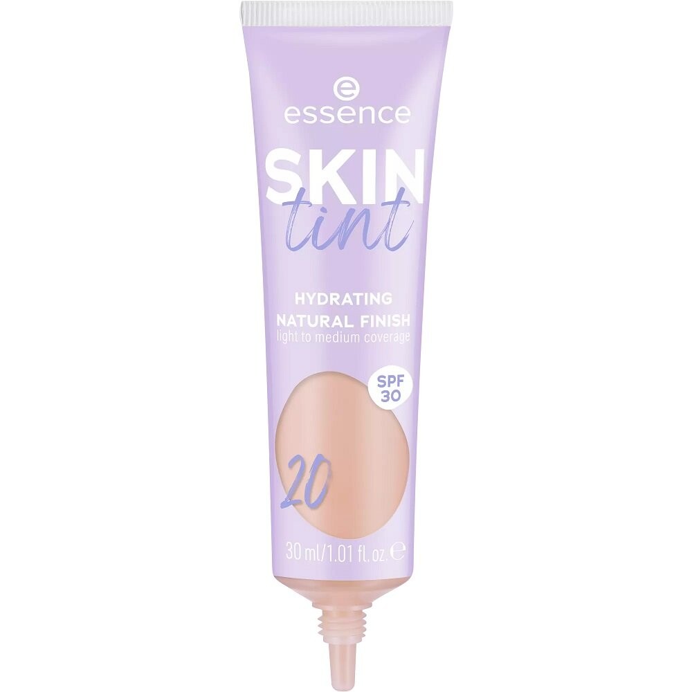 Essence, Skin Tint, увлажняющий крем-краска с легким и средним покрытием SPF30 20, 30мл — фото 3