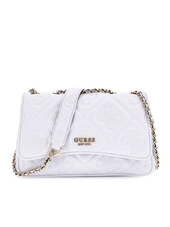 

Наплечная сумка Guess, цвет white logo