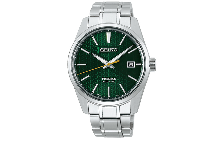 

SEIKO Часы Presage Series с механическим механизмом, ремешком из нержавеющей стали, мужские, с зеленым циферблатом