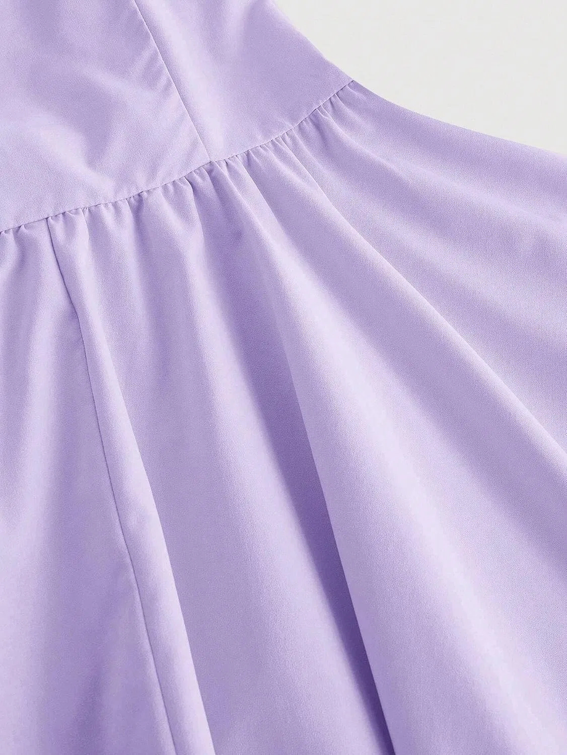 Женское повседневное платье-ками с узлом на спине Lilac Purple — фото 2