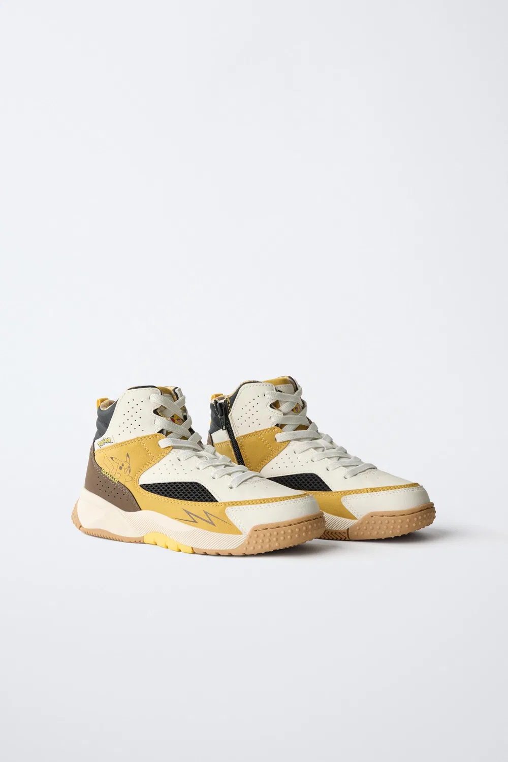 Кроссовки PIKACHUPOKÉMON HIGH-TOP ZARA, Mustard — фото 2