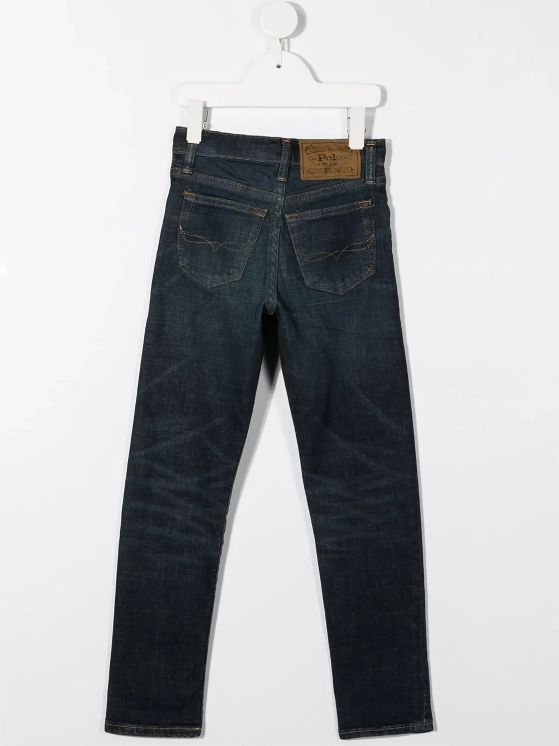 Джинсы Slim-Fit средней посадки Polo Ralph Lauren, темно-синий — фото 2