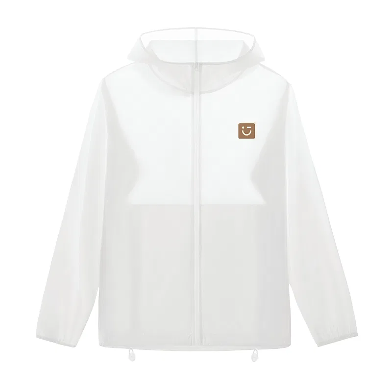 Детская куртка от солнца Warm Brown Smile Chest Logo MINISO, White