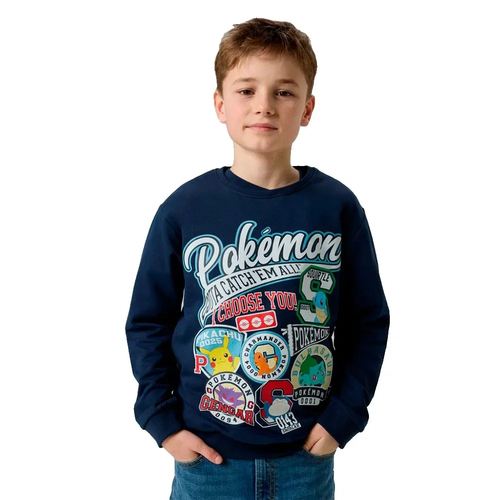 Детское худи для мальчиков с принтом Pokemon Name it, Blue