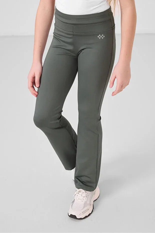 Детские леггинсы для девочек с завышенной талией Basics Tommy Life, Khaki