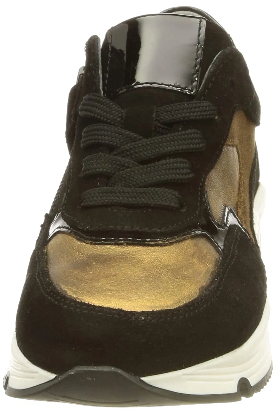 Детские кроссовки для девочек на шнуровке H1473 HIP Shoe Style, Black — фото 2