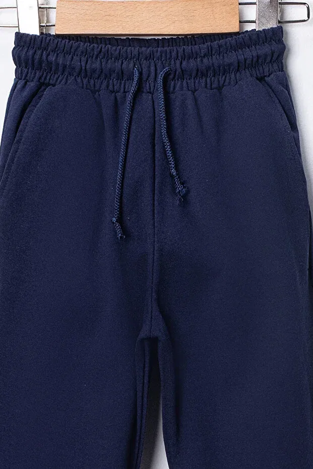 Детские спортивные штаны для мальчиков хлопковые Jogger Lamonde, Navy Blue — фото 3