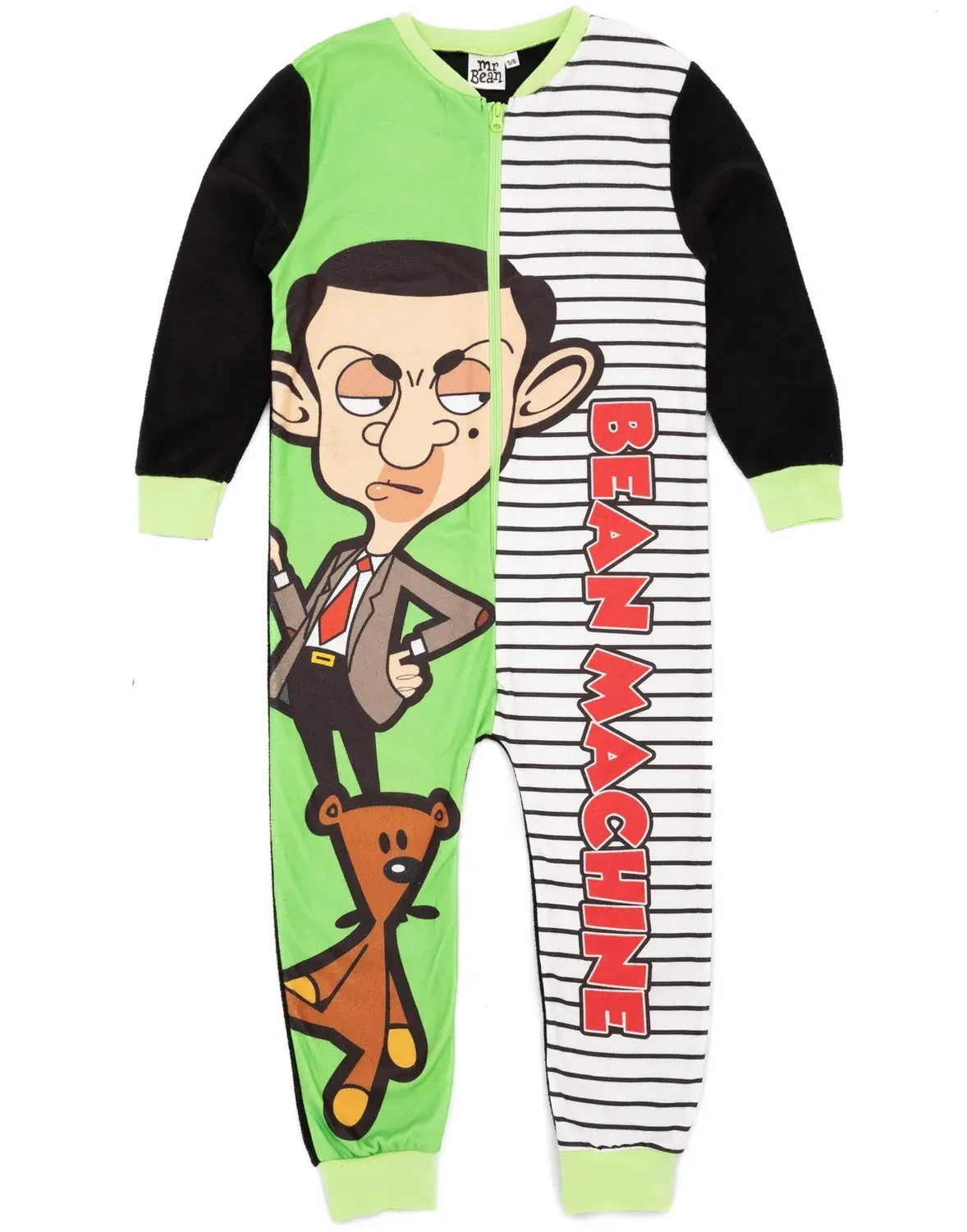 Детский боди-комбинезон с принтом Mr Bean, Green