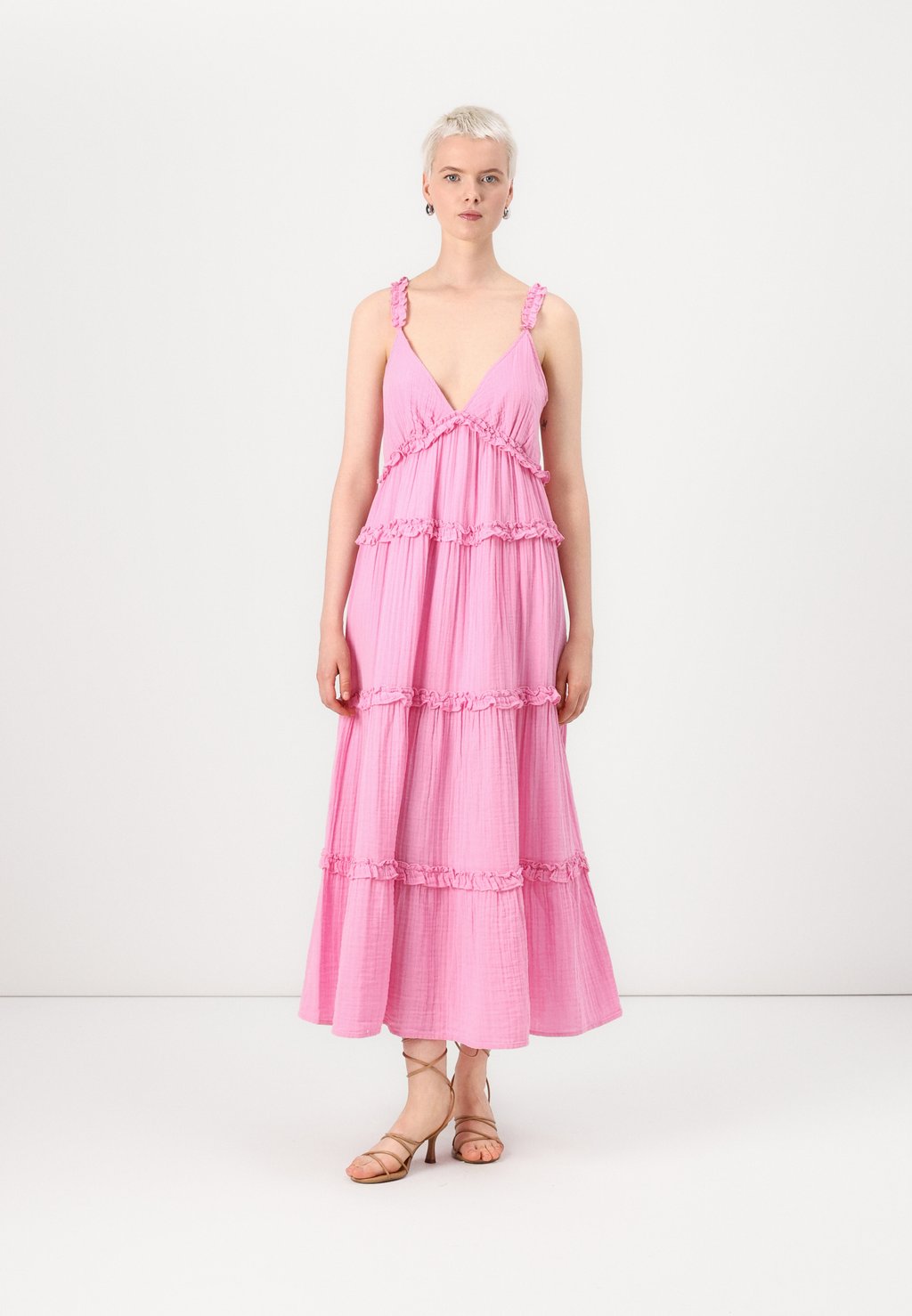 

Платье макси ANINA ANKLE DRESS YAS, розовый