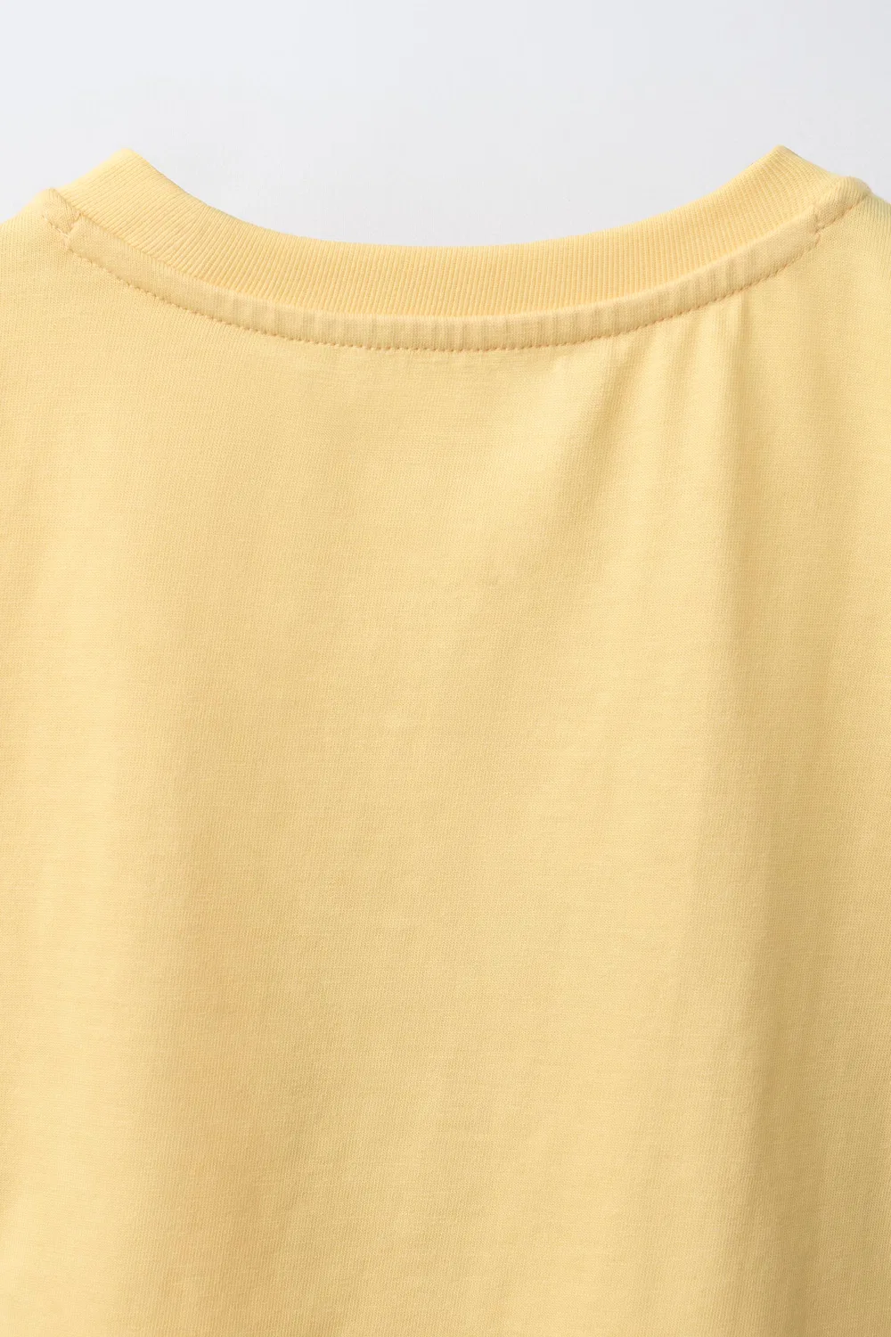Футболка с университетским принтом ZARA, Yellow — фото 4