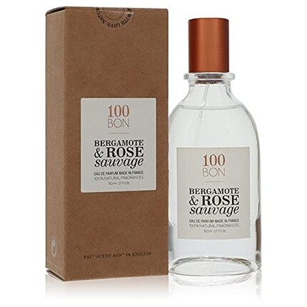 

100 Bon Bergamot & Wild Rose EDP Cologne 50 мл - Элегантный цветочный аромат с натуральными ингредиентами