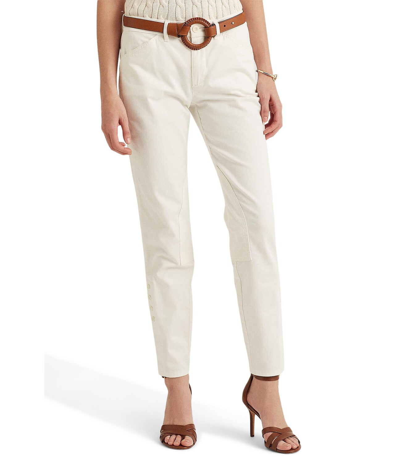 

Брюки LAUREN Ralph Lauren, Stretch Chino Ankle Pants, Белый, Брюки LAUREN Ralph Lauren, Stretch Chino Ankle Pants