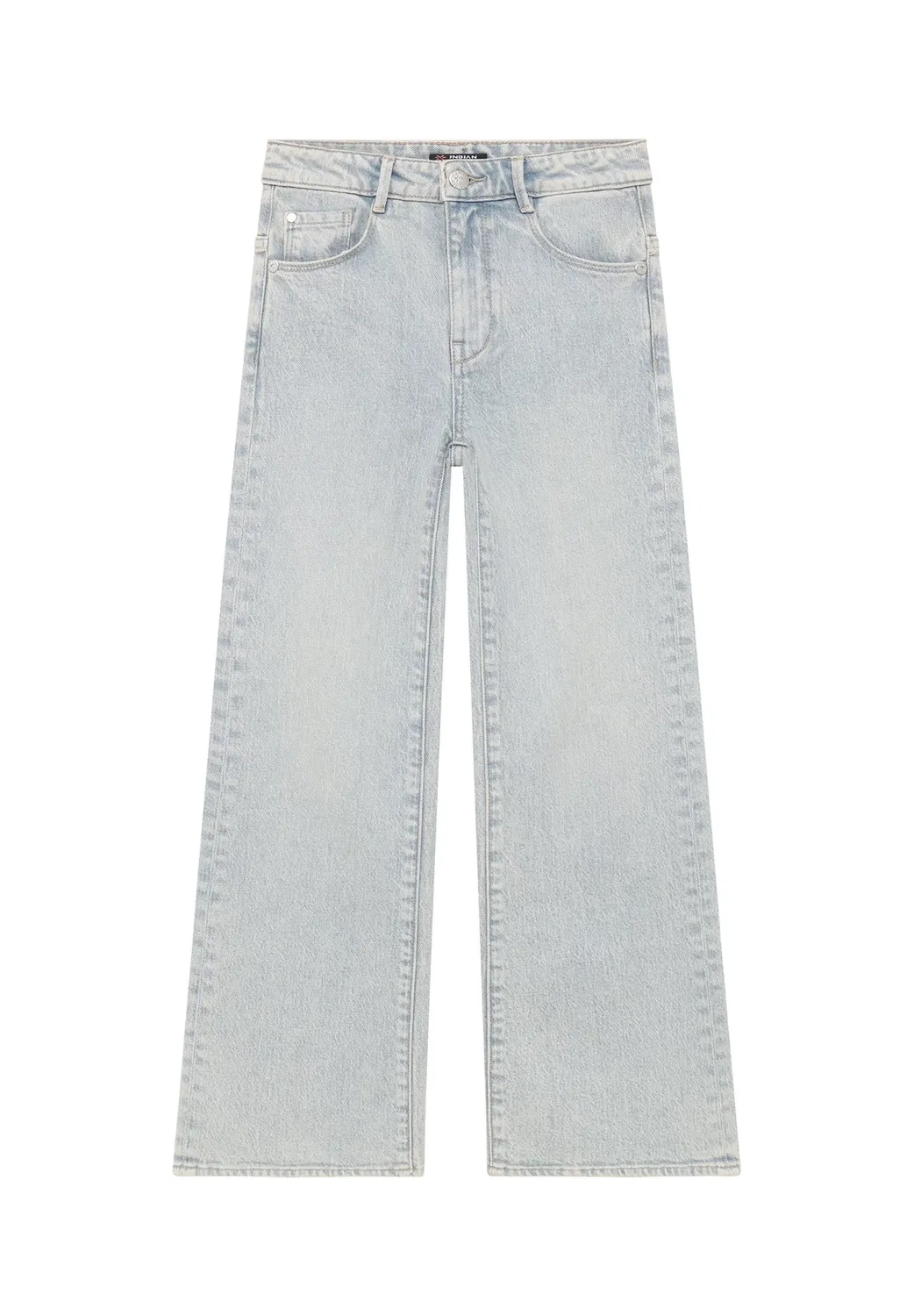 Джинсы широкого кроя, выстиранные, свободного кроя Indian Blue Jeans, Light Denim