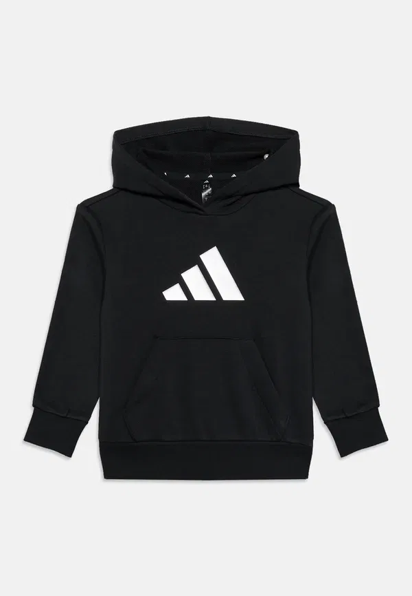 Худи унисекс для девочек-подростков в гламурном стиле - худи Adidas Performance, черный