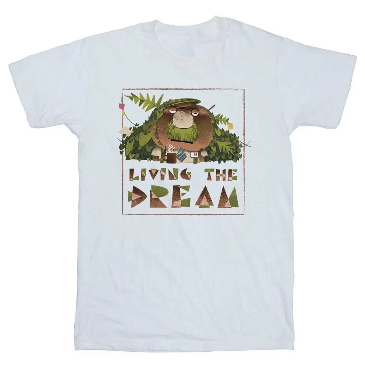 Футболка с принтом Living the Dream Elemental, White