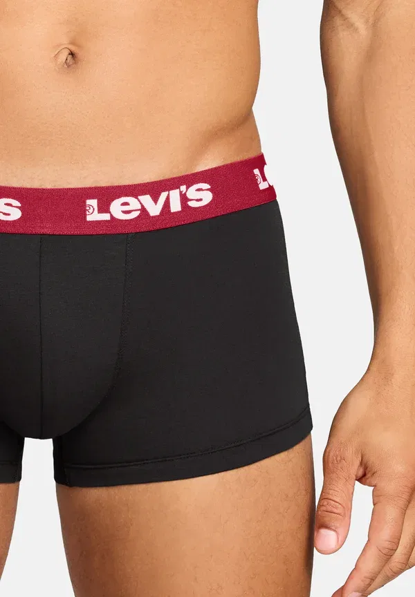 Комплект плавок 4 шт Levi'S, черный/красный — фото 3