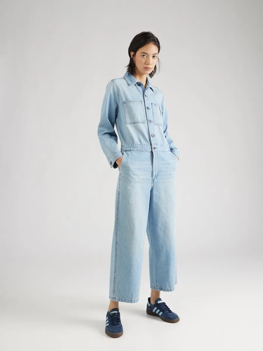 Комбинезон LEVI'S «Культовый легкий комбинезон» из синей джинсовой ткани — фото 3