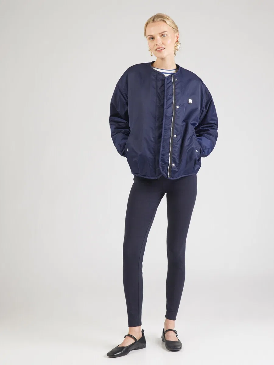 Узкие леггинсы TOMMY HILFIGER 'Heritage' темно-синего цвета — фото 4