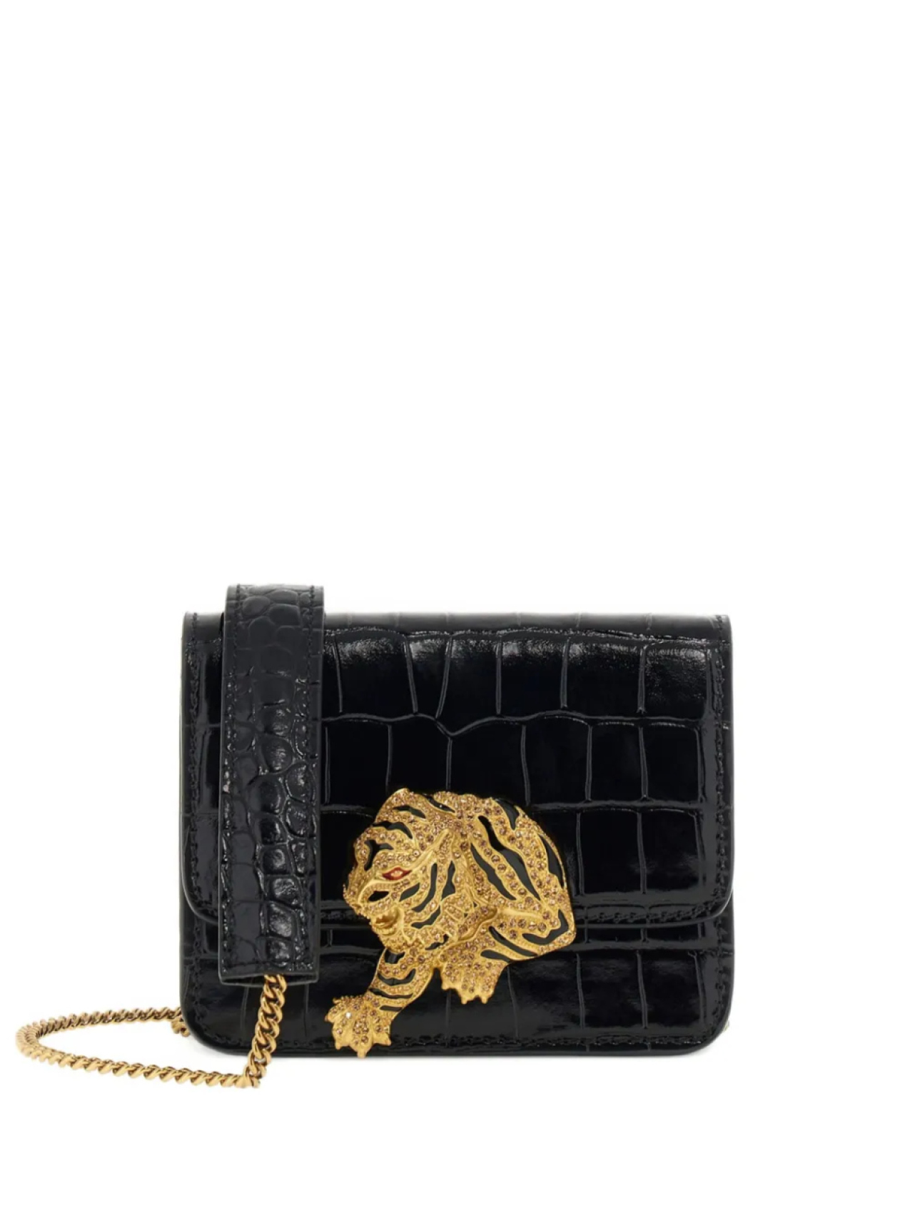 

Сумка через плечо Mini Roar Roberto Cavalli, черный