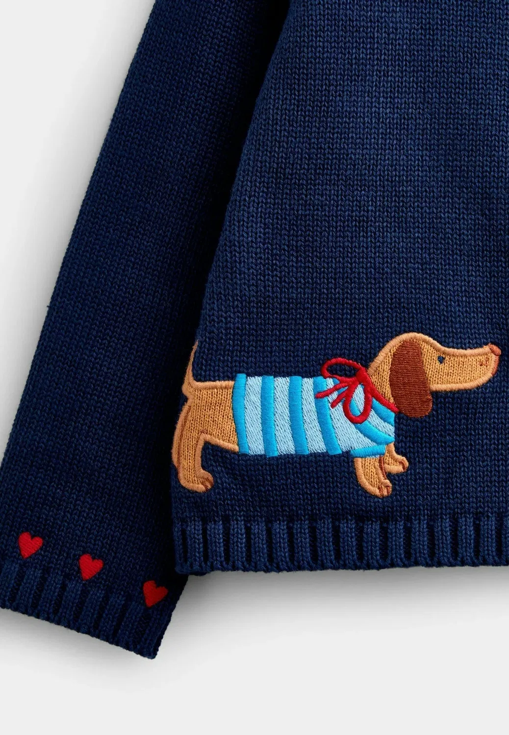 Кардиган Jojo Maman Bébé, Navy Blue Sausage Dog — фото 3