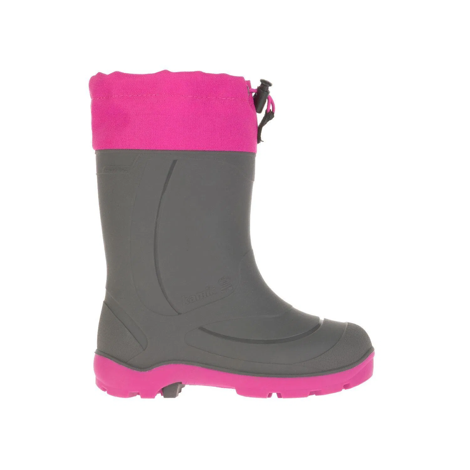 Детские зимние сапоги Snobuster B Kamik, Dark Grey / Rosa