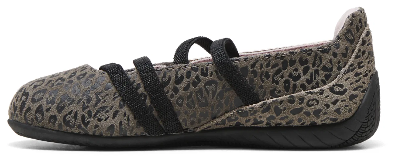 Детские кроссовки для девочек с принтом Speedcat Ballet PUMA, Matte Bronze/Gold — фото 2